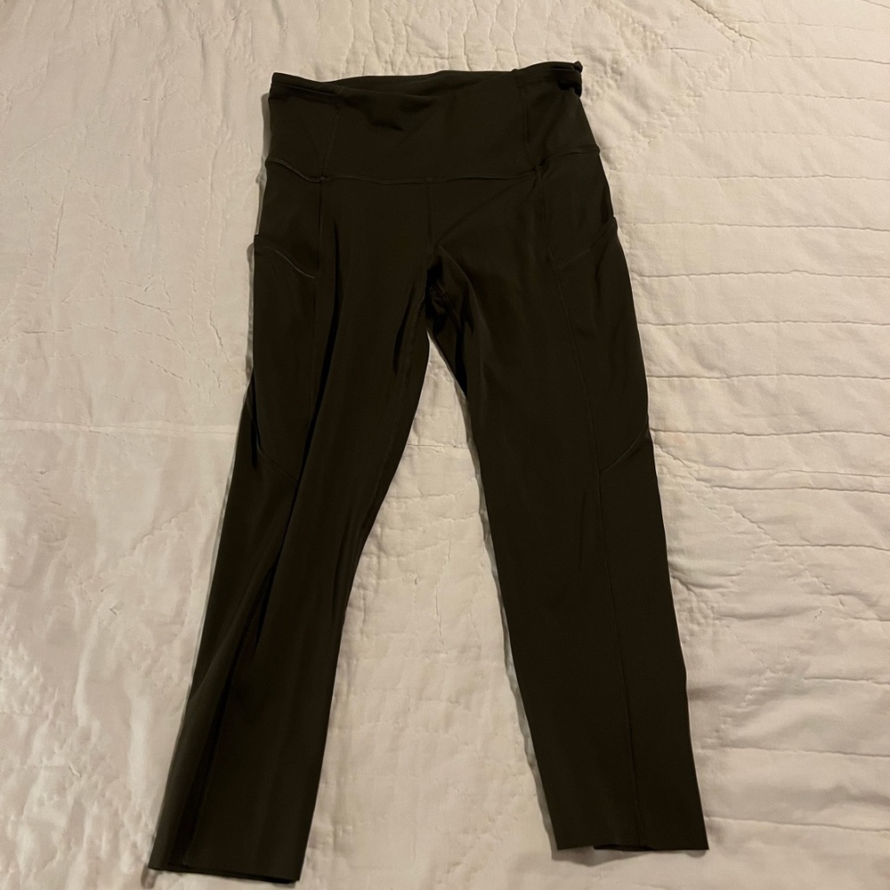 Lululemon fast and free cropped leggings